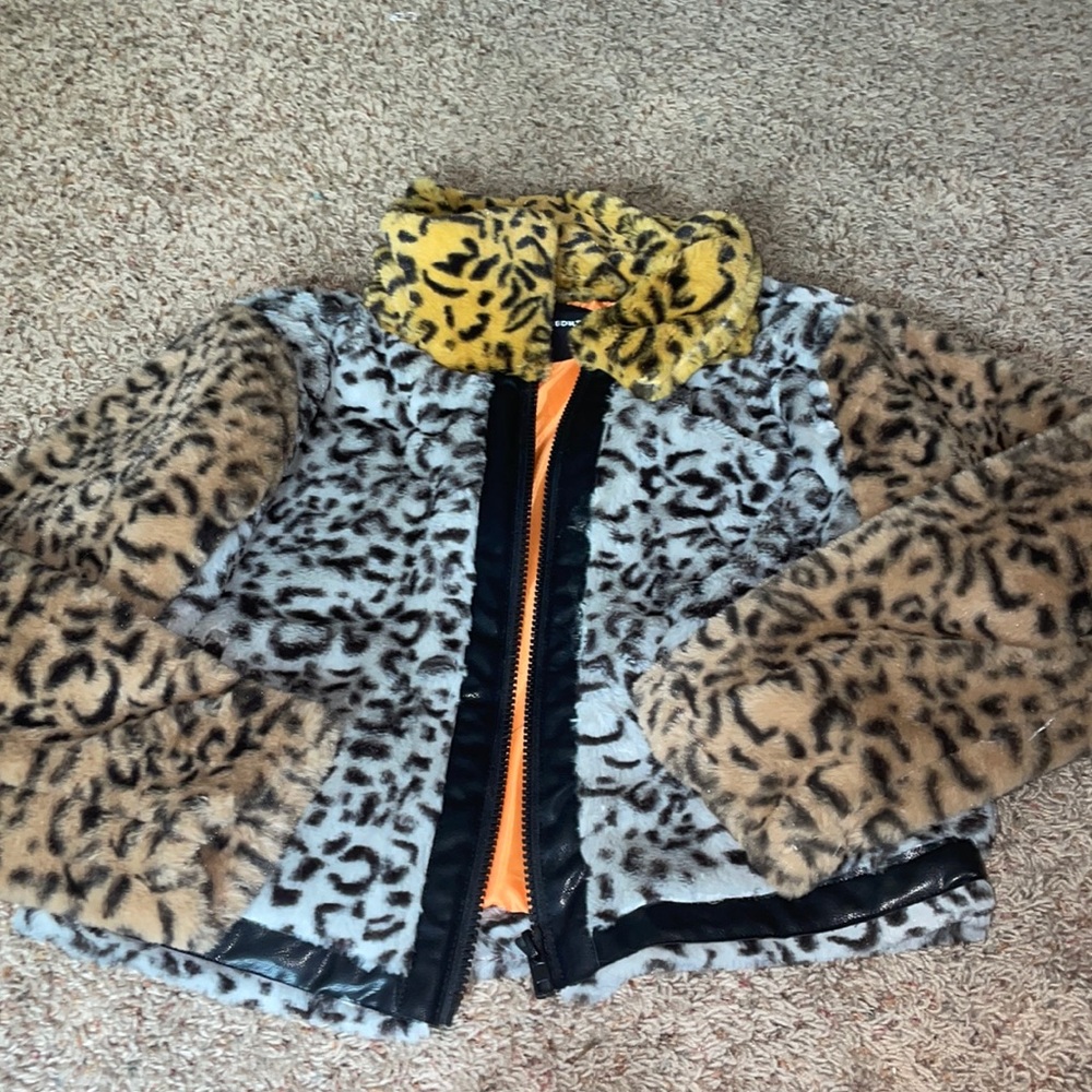 Multi Leopard Print Jacket - image 1